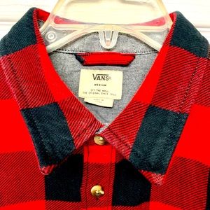 Vans long sleeve heavy plaid. Men’s medium.